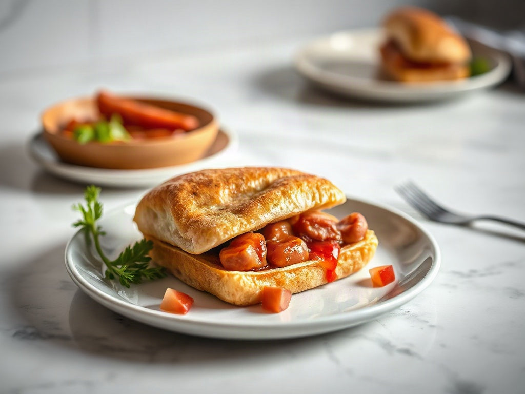 Hutspot ovenschotel met rookworst uit de mini-oven