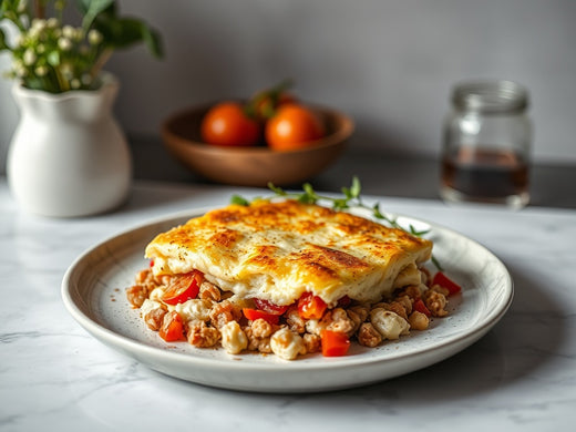 Provençaalse groentegratin met zomerse tuingroenten