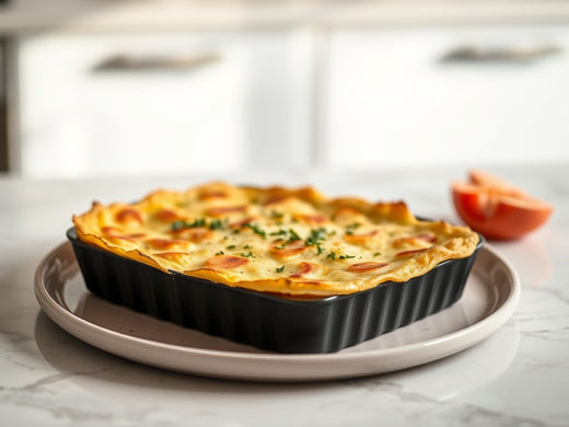 Zomerse visgratin met courgette uit de mini-oven