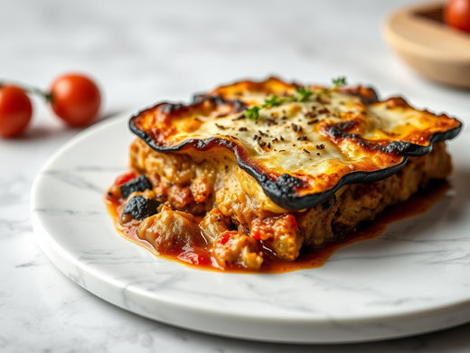 Zomerse Moussaka met Gegrilde Aubergine