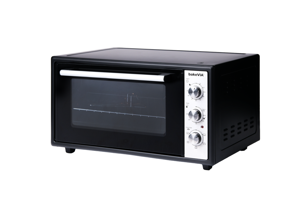 bakeVIA Mini Oven 45 L — Series 2 (Black & Inox)
