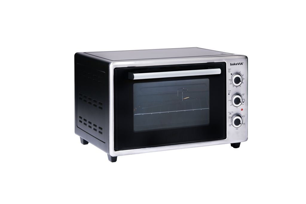 bakeVIA Mini Oven 35 L — Series 2 (Black & Inox)