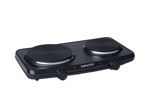 bakeVIA Double Hot Plate 2500 W – 2 zones, independently adjustable
