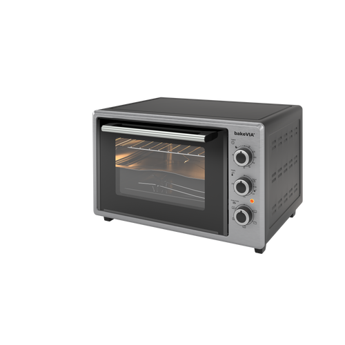 bakeVIA Mini Oven 35 L — Series 2 (Black & Inox)