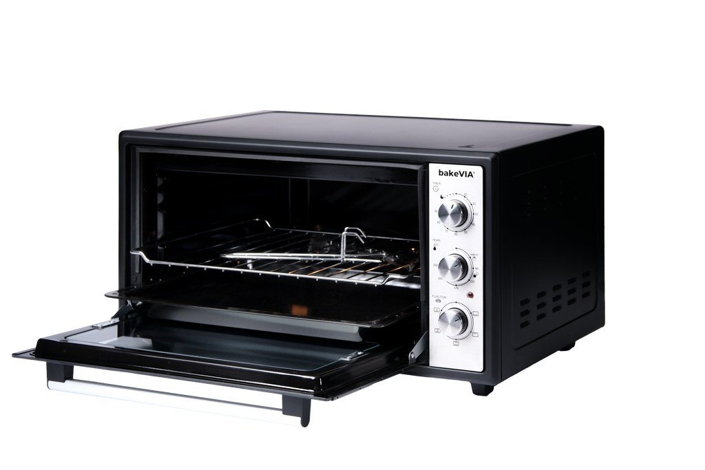 bakeVIA Mini Oven 45 L — Series 2 (Black & Inox)