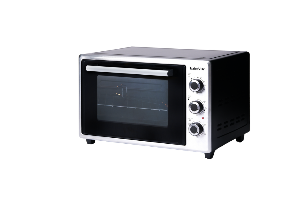 bakeVIA Mini Oven 35 L — Series 2 (Black & Inox)