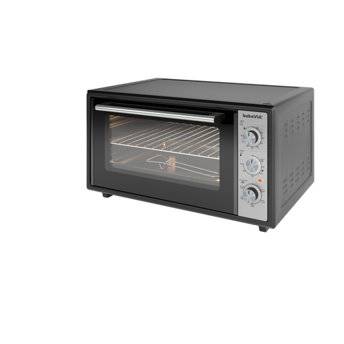 bakeVIA Mini Oven 45 L — Series 2 (Black & Inox)