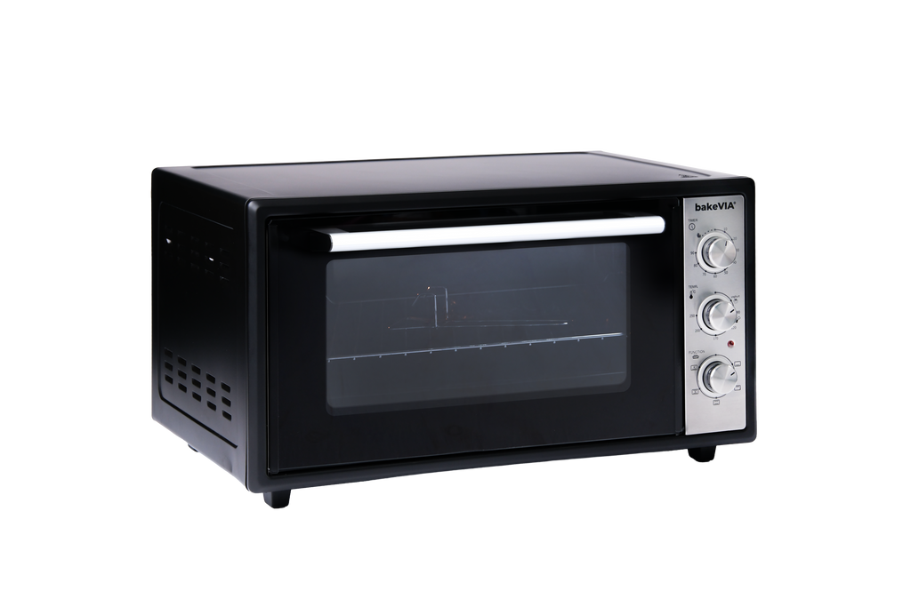 bakeVIA Mini Oven 45 L — Series 2 (Black & Inox)
