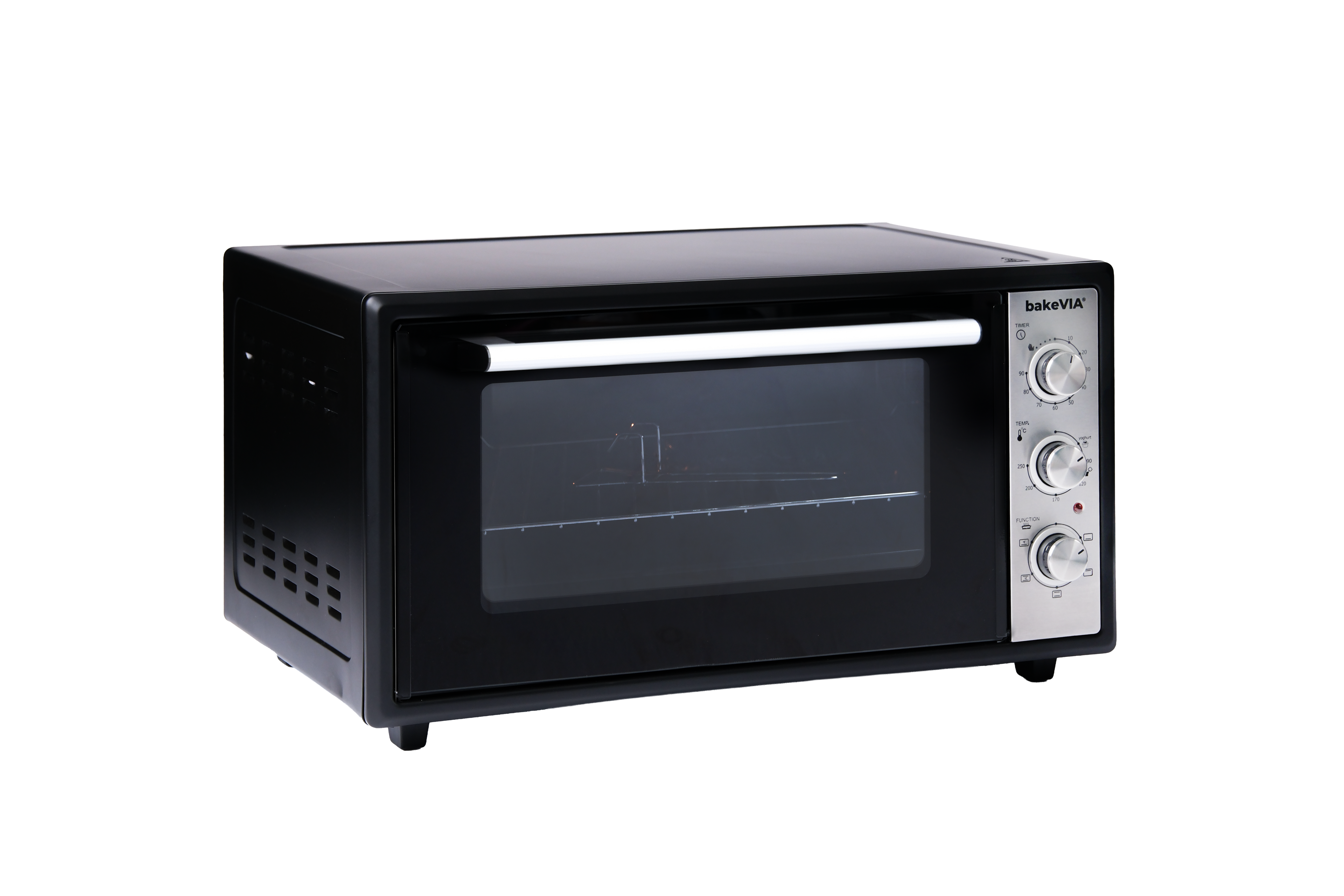 bakeVIA Mini Oven 45 L — Series 2 (Black & Inox)