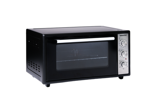 bakeVIA Mini Oven 45 L — Series 2 (Black & Inox)