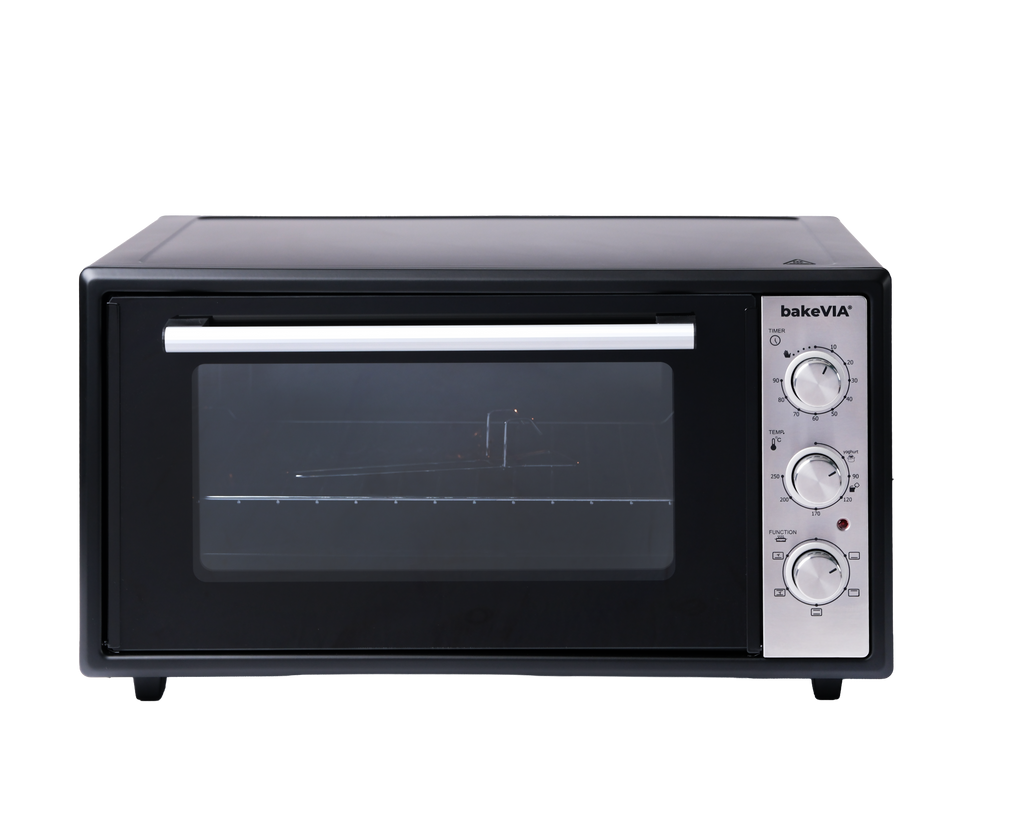 bakeVIA Mini Oven 45 L — Series 2 (Black & Inox)