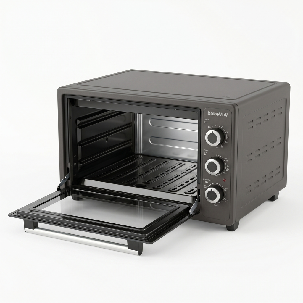 bakeVIA Mini-Oven 35 L – Geëmailleerd, vrijstaand met hetelucht