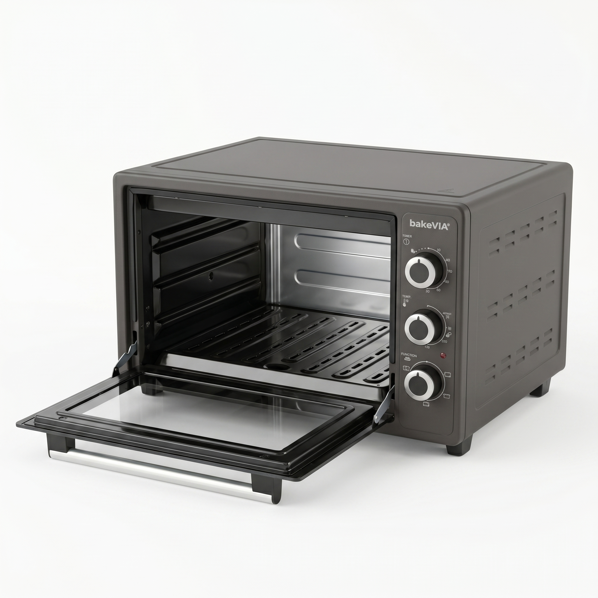 bakeVIA Minibackofen 35 L – Freistehend mit Umluft & Grill