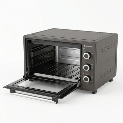 bakeVIA Minibackofen 35 L – Freistehend mit Umluft & Grill