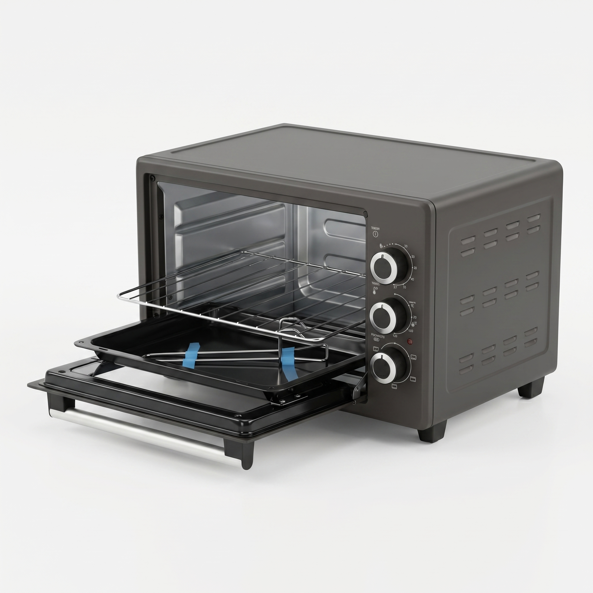 bakeVIA Minibackofen 25 L – Kompakt mit Umluft & Grill