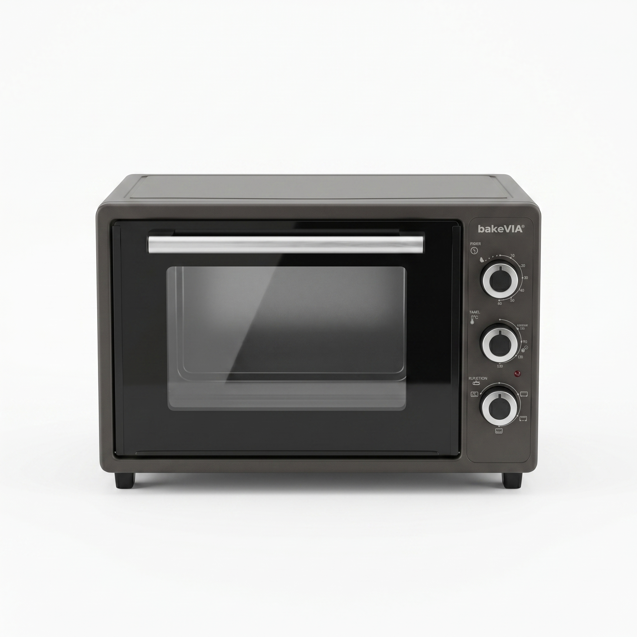 bakeVIA Minibackofen 35 L – Freistehend mit Umluft & Grill