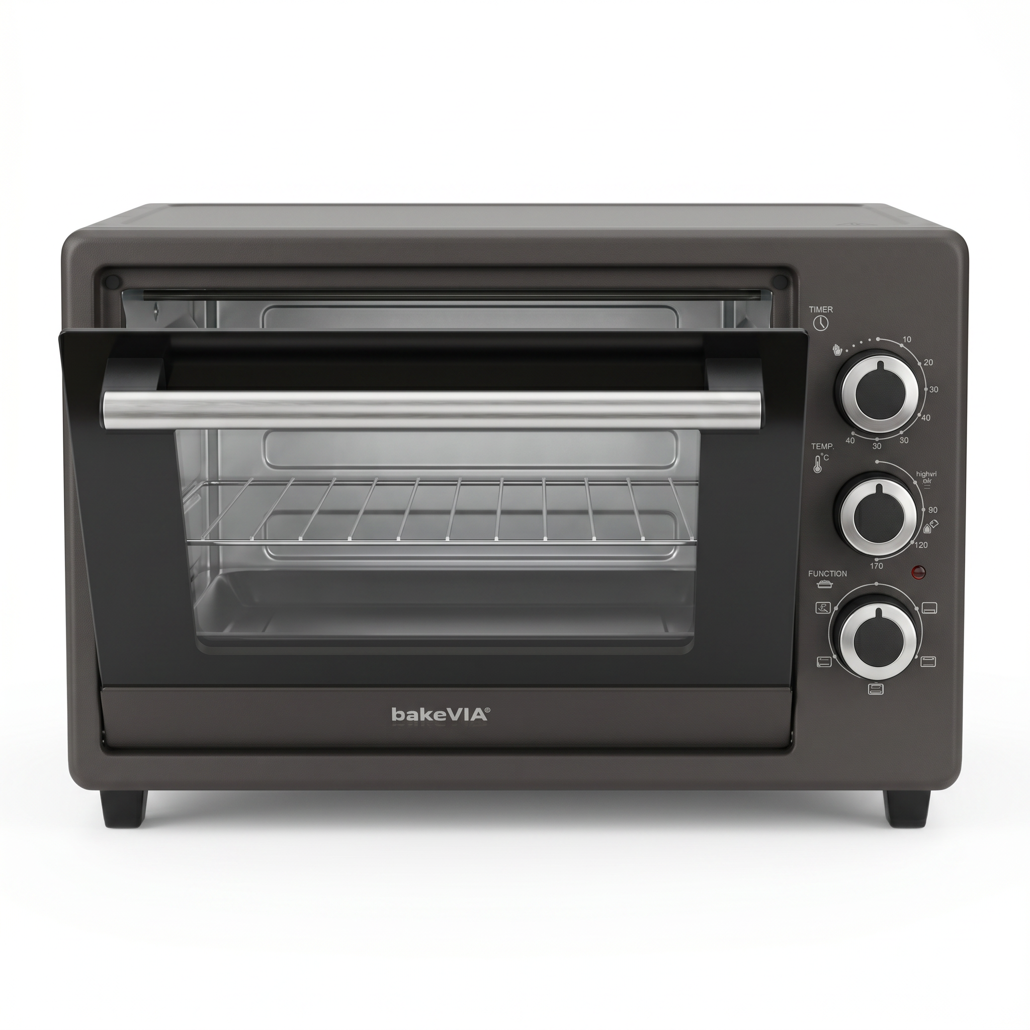 bakeVIA Mini-Oven 25 L – Compact met hetelucht & grill