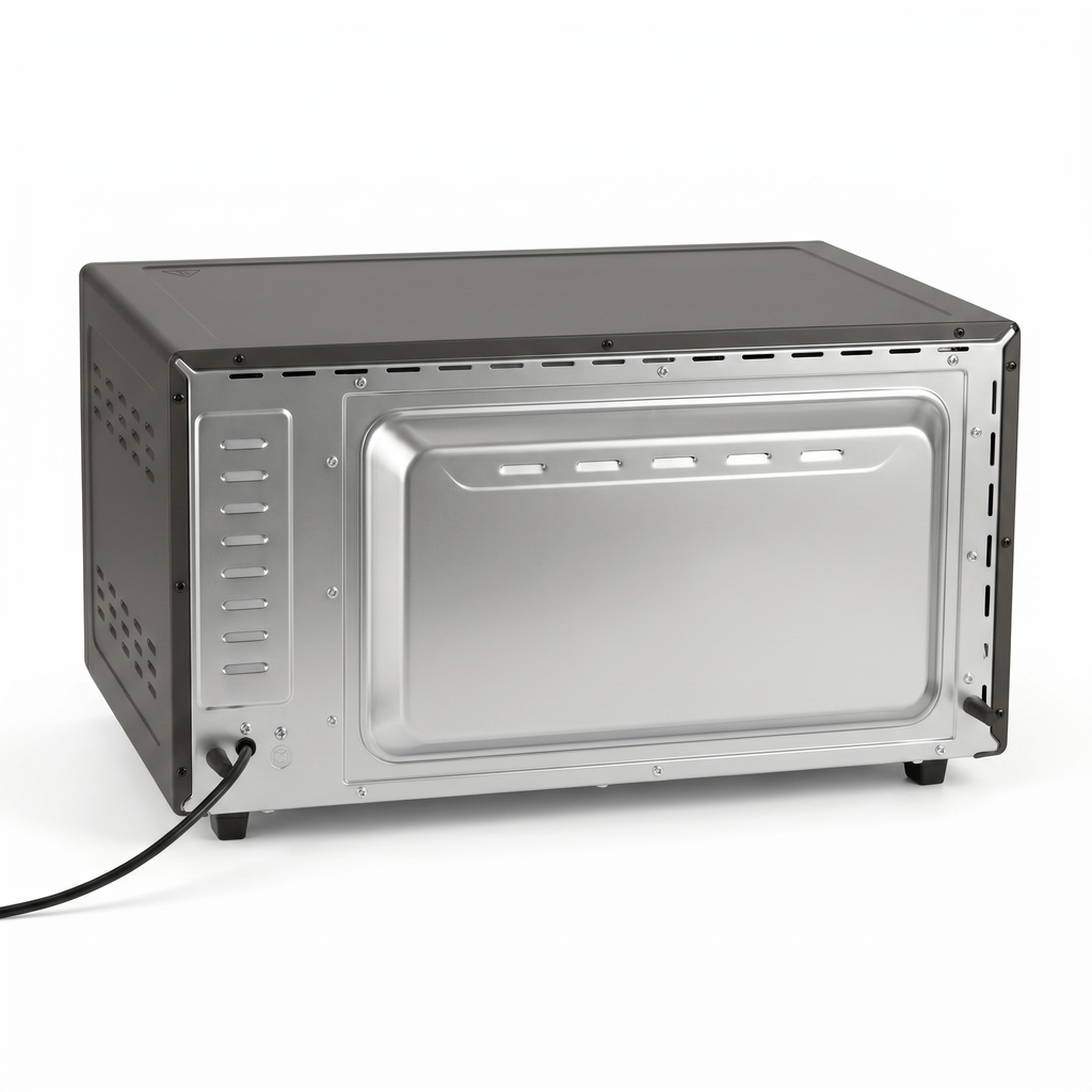 bakeVIA Mini-Oven 45 L – Grote heteluchtoven, volledig geëmailleerd