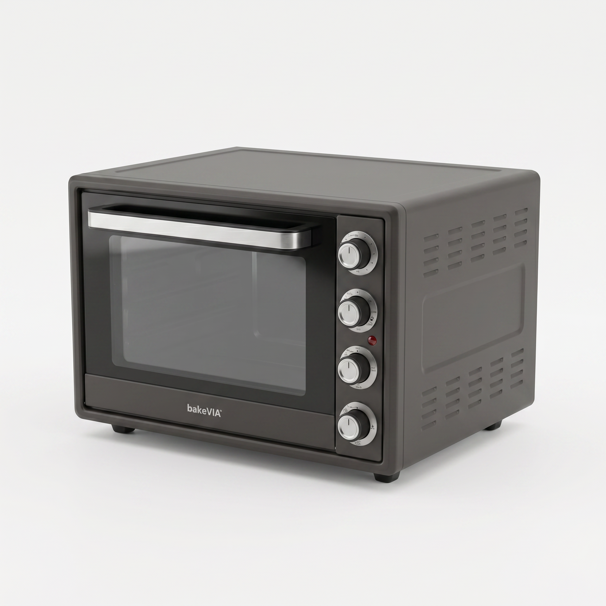 bakeVIA Minibackofen 60 L – Mit Drehspieß & 6 Stufen