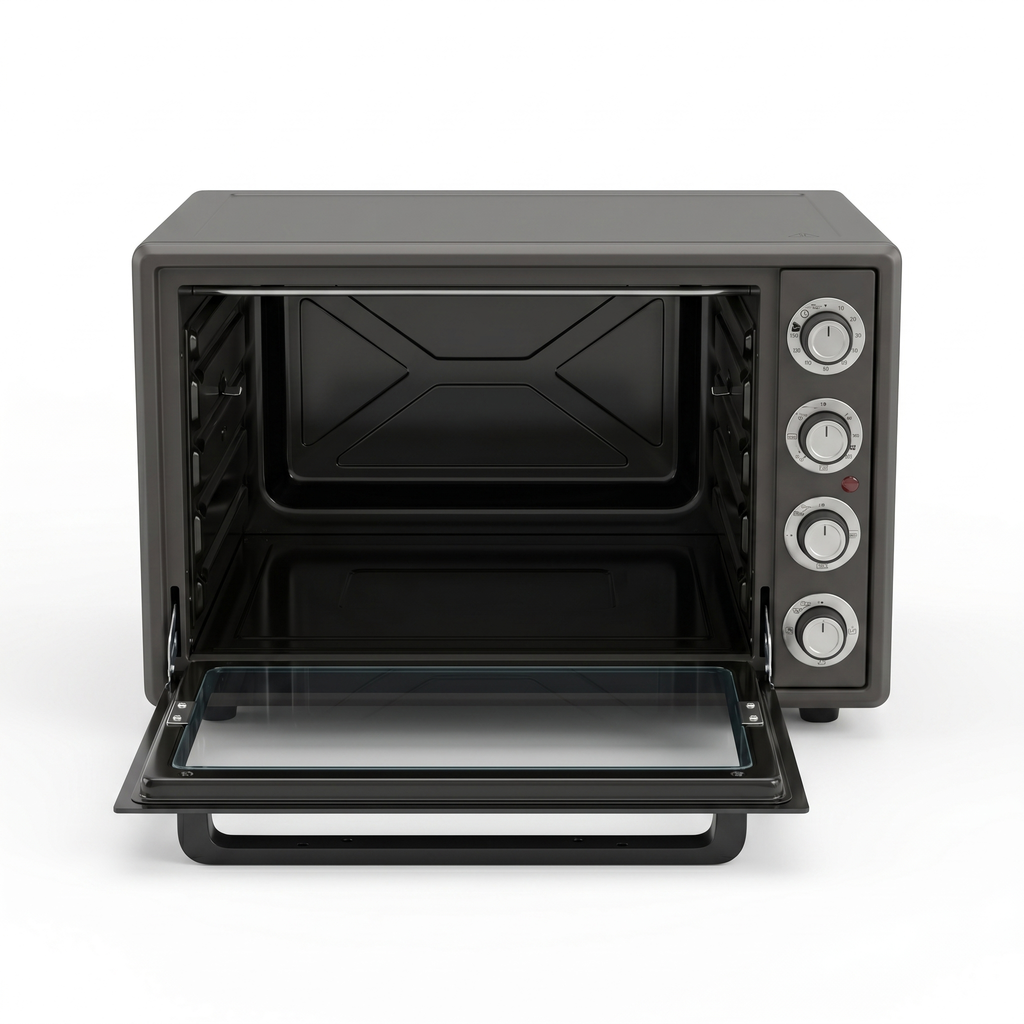 bakeVIA Mini-Oven 60 L – Met draaispit & 6 standen