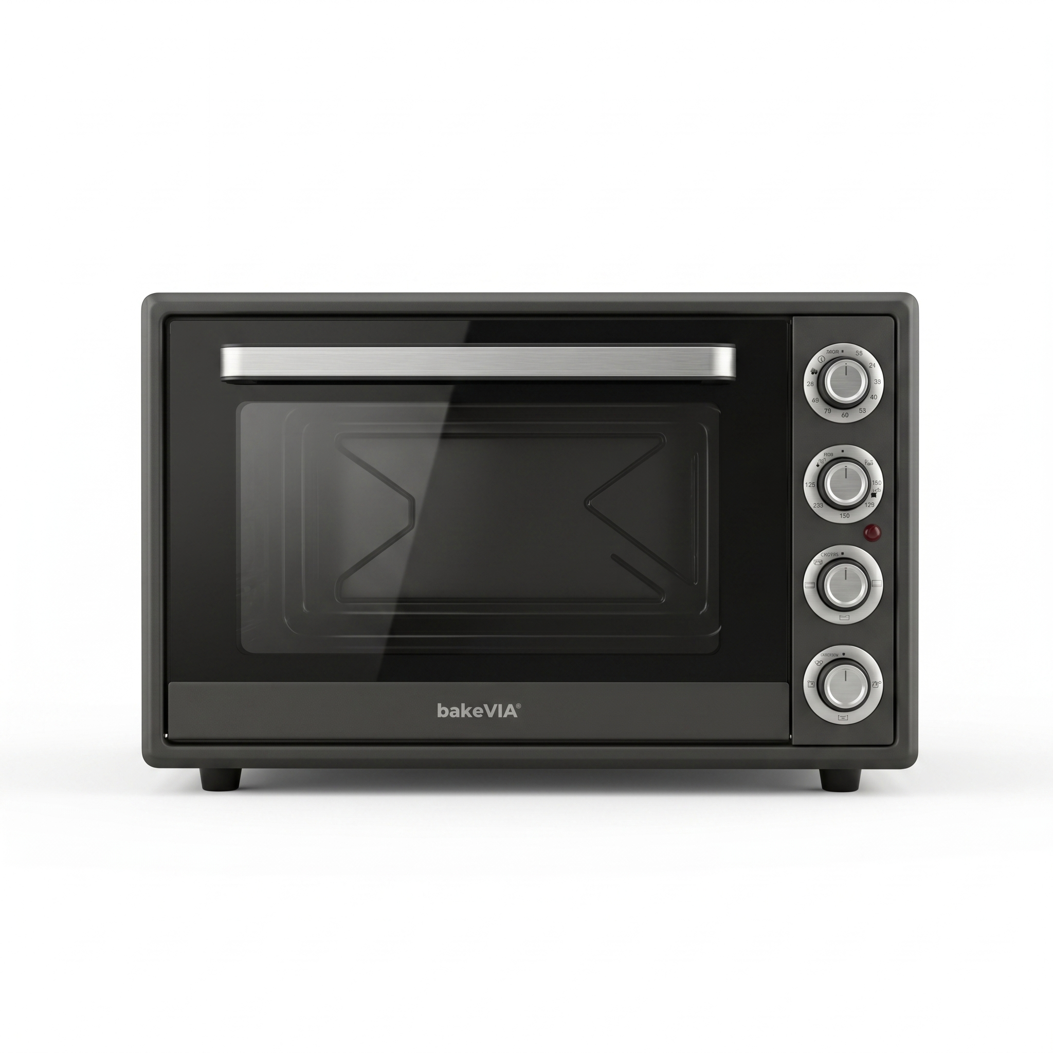bakeVIA Mini-Oven 60 L – Met draaispit & 6 standen
