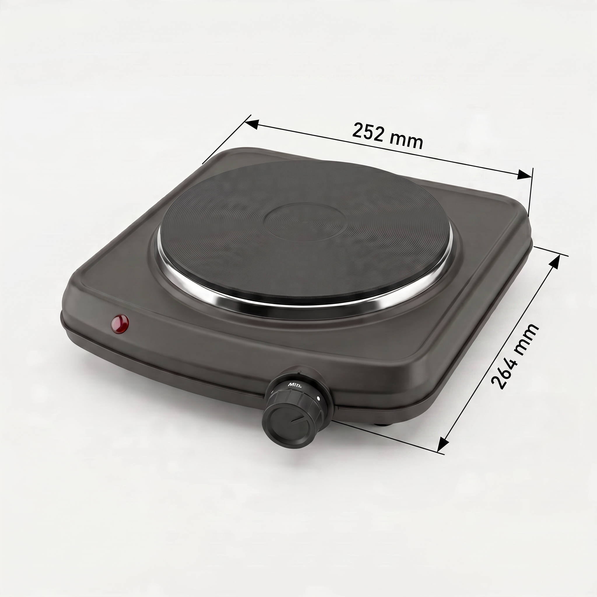 bakeVIA Plaque de cuisson individuelle 1500 W – Compacte & portable